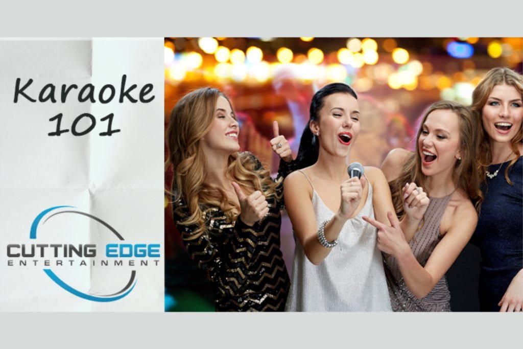 A group of women singing karaoke, provided by Cutting Edge Entertainment at weddings in Fredericksburg TX
